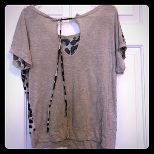 Animal print top